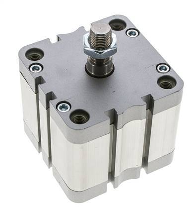 ISO 21287 Doppeltwirkender Kompaktzylinder 80-30mm - Magnetisch - Stange mit Außengewinde