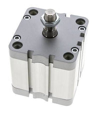 ISO 21287 Doppeltwirkender Kompaktzylinder 80-40mm - Magnetisch - Stange mit Außengewinde