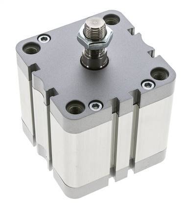 ISO 21287 Doppeltwirkender Kompaktzylinder 80-40mm - Magnetisch - Stange mit Außengewinde