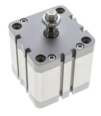 ISO 21287 Doppeltwirkender Kompaktzylinder 80-40mm - Magnetisch - Stange mit Außengewinde