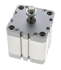 ISO 21287 Doppeltwirkender Kompaktzylinder 80-40mm - Magnetisch - Stange mit Außengewinde