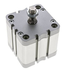 ISO 21287 Doppeltwirkender Kompaktzylinder 80-40mm - Magnetisch - Stange mit Außengewinde