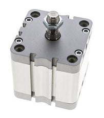 ISO 21287 Doppeltwirkender Kompaktzylinder 80-40mm - Magnetisch - Stange mit Außengewinde