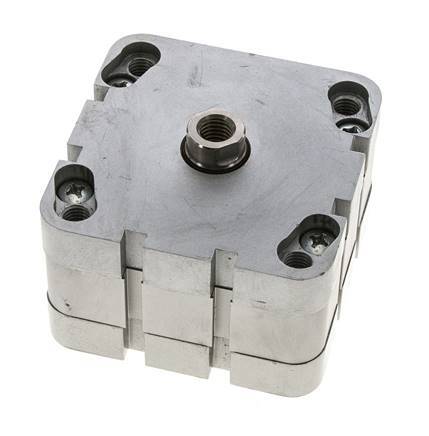 ISO 21287 Kompakter doppeltwirkender Zylinder 80-5mm - Magnetisch