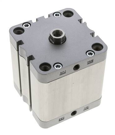 ISO 21287 Compact Double Acting Cylinder 80-50mm - Magnetic