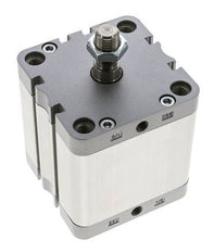 ISO 21287 Kompakter doppeltwirkender Zylinder 80-50mm - Magnetisch - Stange mit Außengewinde