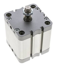 ISO 21287 Kompakter doppeltwirkender Zylinder 80-50mm - Magnetisch - Stange mit Außengewinde