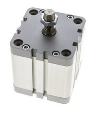 ISO 21287 Kompakter doppeltwirkender Zylinder 80-50mm - Magnetisch - Stange mit Außengewinde