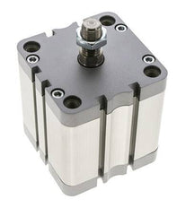 ISO 21287 Kompakter doppeltwirkender Zylinder 80-50mm - Magnetisch - Stange mit Außengewinde