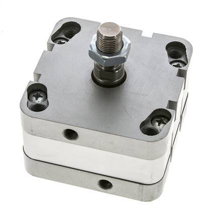 ISO 21287 Compact Double Acting Cylinder 80-5mm - Magnetic - Male Rod
