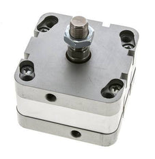 ISO 21287 Compact Double Acting Cylinder 80-5mm - Magnetic - Male Rod