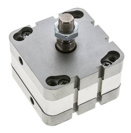 ISO 21287 Compact Double Acting Cylinder 80-5mm - Magnetic - Male Rod
