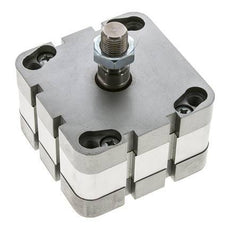 ISO 21287 Doppeltwirkender Kompaktzylinder 80-5mm - Magnetisch - Außengewinde