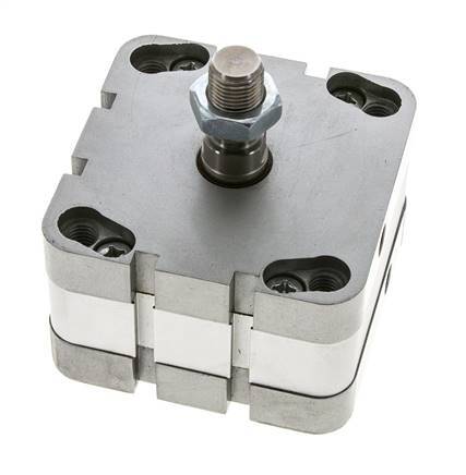 ISO 21287 Doppeltwirkender Kompaktzylinder 80-5mm - Magnetisch - Außengewinde