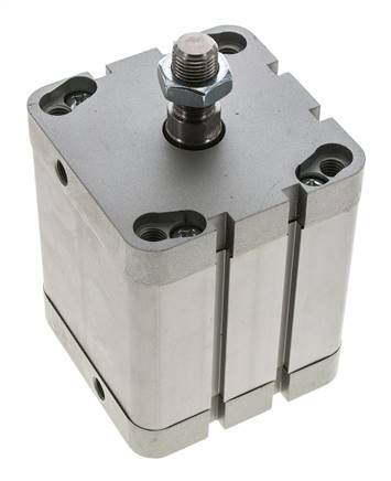 ISO 21287 Doppeltwirkender Kompaktzylinder 80-60mm - Magnetisch - Stange mit Außengewinde