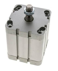 ISO 21287 Doppeltwirkender Kompaktzylinder 80-60mm - Magnetisch - Stange mit Außengewinde
