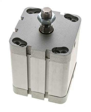 ISO 21287 Doppeltwirkender Kompaktzylinder 80-60mm - Magnetisch - Stange mit Außengewinde
