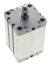 ISO 21287 Compact Double Acting Cylinder 80-80mm - Magnetic - Male Rod