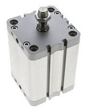 ISO 21287 Kompakter doppeltwirkender Zylinder 80-80mm - Magnetisch - Stange mit Außengewinde
