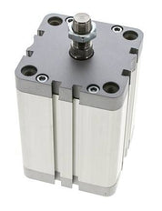 ISO 21287 Kompakter doppeltwirkender Zylinder 80-80mm - Magnetisch - Stange mit Außengewinde