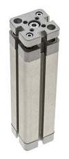 ISO 21287 Kompakter doppeltwirkender Zylinder 20-100mm - magnetisch - nicht drehend