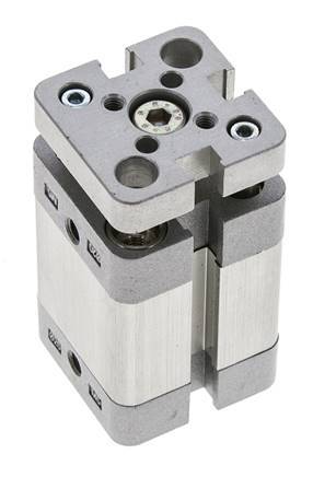 ISO 21287 Kompakter doppeltwirkender Zylinder 20-15mm - magnetisch - nicht drehend