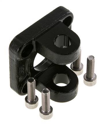 Clevis Female 40 mm ISO 15552 ISO 21287 Burnished steel