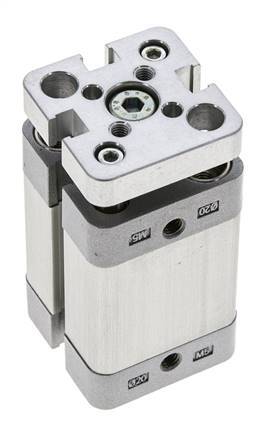 ISO 21287 Compact Double Acting Cylinder 20-20mm - Magnetic - Non-Rotating
