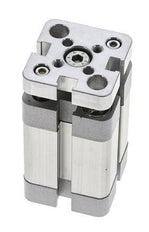 ISO 21287 Kompakter doppeltwirkender Zylinder 20-20mm - magnetisch - nicht drehend