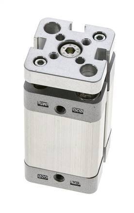 ISO 21287 Kompakter doppeltwirkender Zylinder 20-25mm - magnetisch - nicht drehend
