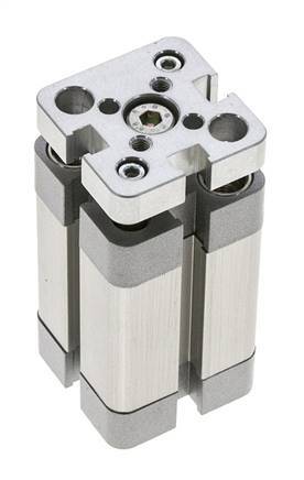 ISO 21287 Kompakter doppeltwirkender Zylinder 20-25mm - magnetisch - nicht drehend