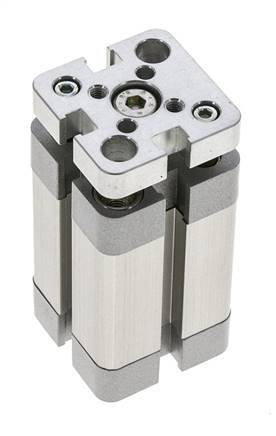 ISO 21287 Kompakter doppeltwirkender Zylinder 20-25mm - magnetisch - nicht drehend