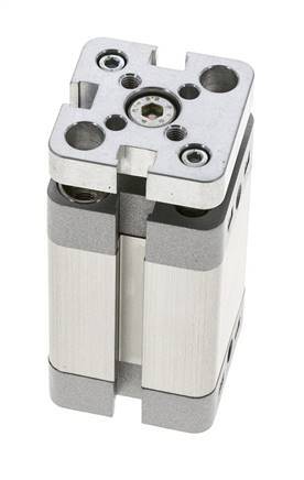 ISO 21287 Kompakter doppeltwirkender Zylinder 20-25mm - magnetisch - nicht drehend