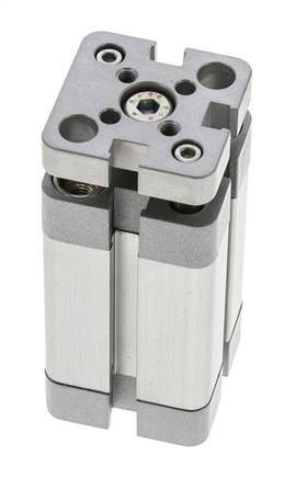 ISO 21287 Kompakter doppeltwirkender Zylinder 20-30mm - magnetisch - nicht drehend