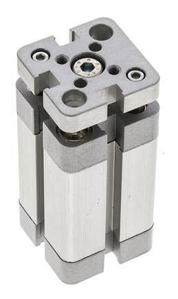 ISO 21287 Kompakter doppeltwirkender Zylinder 20-30mm - magnetisch - nicht drehend