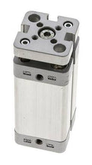 ISO 21287 Kompakter doppeltwirkender Zylinder 20-40mm - magnetisch - nicht drehend