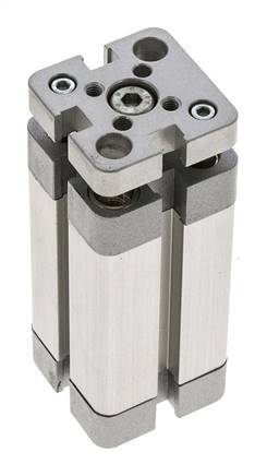 ISO 21287 Kompakter doppeltwirkender Zylinder 20-40mm - magnetisch - nicht drehend