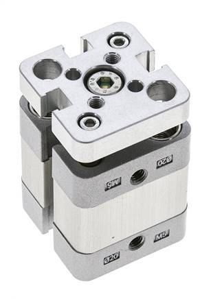ISO 21287 Kompakter doppeltwirkender Zylinder 20-5mm - magnetisch - nicht drehend