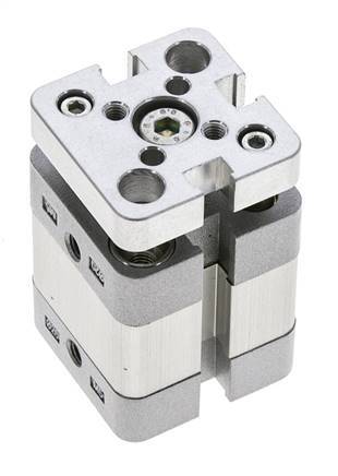 ISO 21287 Kompakter doppeltwirkender Zylinder 20-5mm - magnetisch - nicht drehend
