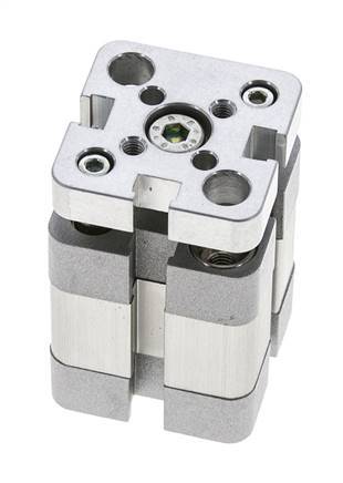 ISO 21287 Kompakter doppeltwirkender Zylinder 20-5mm - magnetisch - nicht drehend