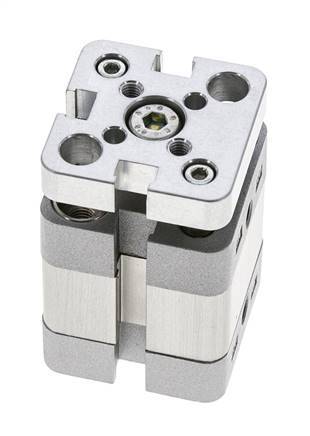 ISO 21287 Kompakter doppeltwirkender Zylinder 20-5mm - magnetisch - nicht drehend