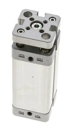 ISO 21287 Kompakter doppeltwirkender Zylinder 20-50mm - magnetisch - nicht drehend