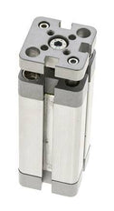 ISO 21287 Kompakter doppeltwirkender Zylinder 20-50mm - magnetisch - nicht drehend