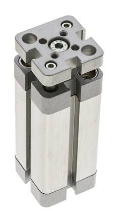 ISO 21287 Kompakter doppeltwirkender Zylinder 20-50mm - magnetisch - nicht drehend