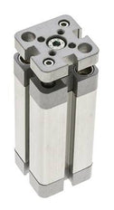 ISO 21287 Kompakter doppeltwirkender Zylinder 20-50mm - magnetisch - nicht drehend