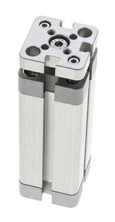 ISO 21287 Kompakter doppeltwirkender Zylinder 20-60mm - magnetisch - nicht drehend