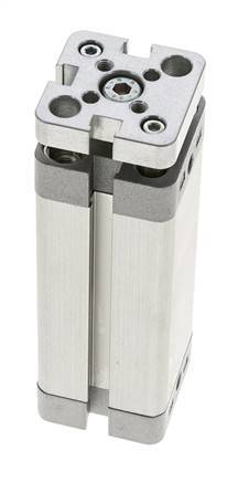 ISO 21287 Kompakter doppeltwirkender Zylinder 20-60mm - magnetisch - nicht drehend