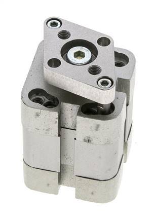 ISO 21287 Kompakter doppeltwirkender Zylinder 25-10mm - magnetisch - nicht drehend