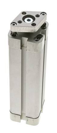 ISO 21287 Kompakter doppeltwirkender Zylinder 25-100mm - magnetisch - nicht drehend