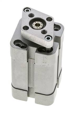 ISO 21287 Kompakter doppeltwirkender Zylinder 25-25mm - magnetisch - nicht drehend
